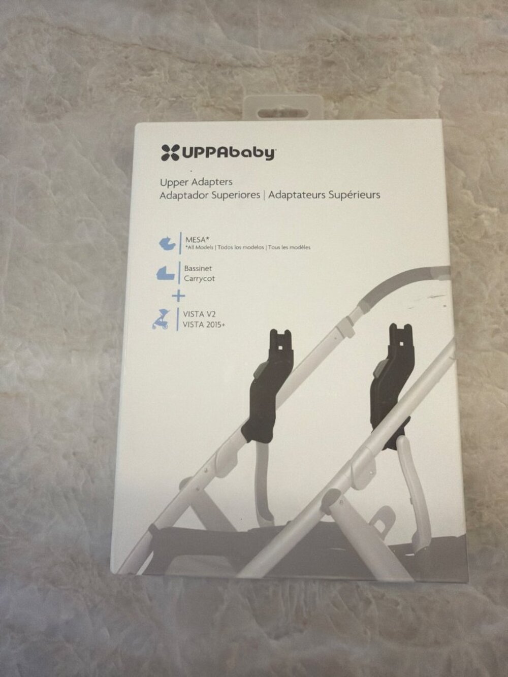 UPPAbaby Vista Upper Adapters MESA Bassinet Vista V2 Vista 2015+ New in Box